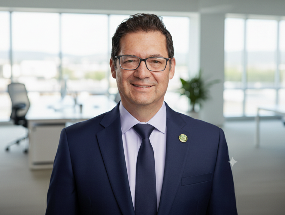 Portrait of David F. Zapata, founder of Phronix